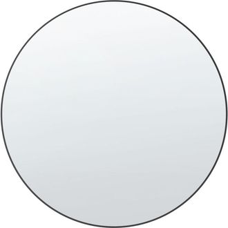 Beliani Wall Mirror ANNEMASSE 80 cm 80 cm Metal Black