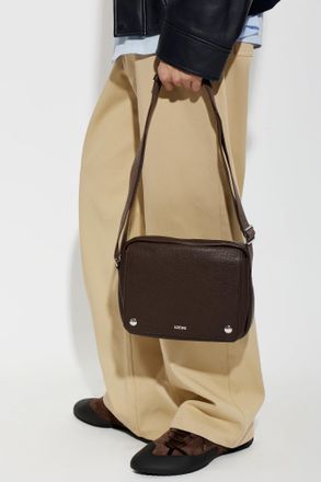 Loewe Pebble Medium Shoulder Bag, Mens, Brown