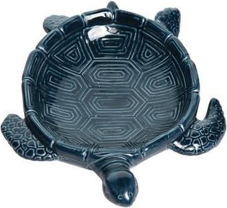 Beachcombers 6.5 X 7.76 Decorative Sea Turtle Shaped Dish in Blue at Nordstrom