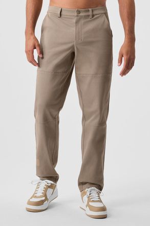 Alo | Edition Sueded Pants in Gravel Beige, Size: 38R