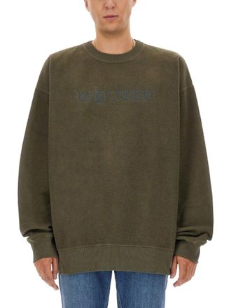 Alexander McQueen Dark Green Logo Sweatshirts