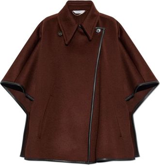 Max Mara Cashmere Cape Coat Gentile - Dames - Jassen - Bruin - Maat: ONE Size Kasjmier