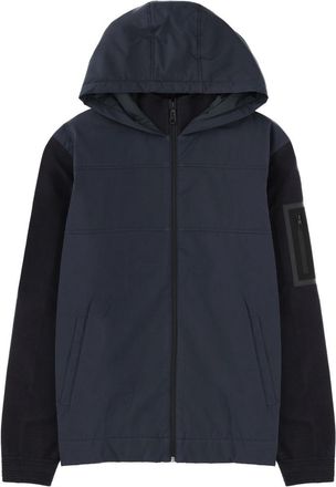 BOSS Two-Tone Navy Front Hood Jacket