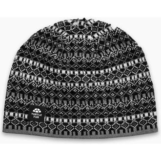 Turtle Fur Franz Merino Wool Beanie in Franz Black at Nordstrom