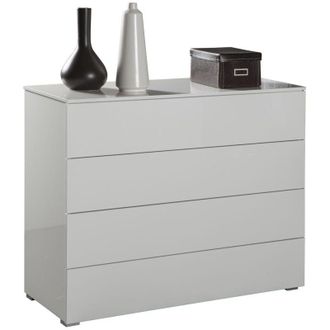 Composad Cassettone linea privilegio cm. 44 x 108 x h.85 - bianco laccato (4 cassetti)