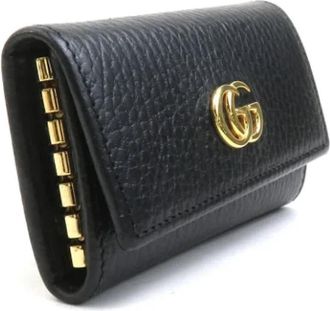 Gucci Pre-owned Sleuteletui - unisex - Vintage Accessoires - Zwart - ONE Size - Leer - Vintage