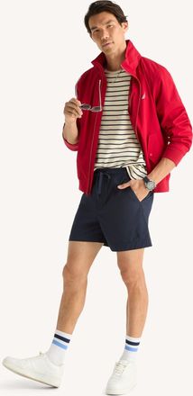 Nautica Mens 6.5 Ripstop Pull-On Short