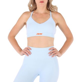 Reebok Ladies Fresh Blue F7-R Seamless Sports Bra, Size Small
