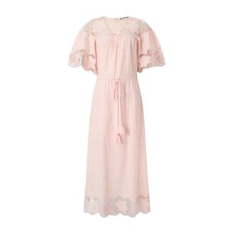 BERENICE Ripaya Dress - Dames - Casual kleedjes - Roze - M - Katoen - Kleedjes