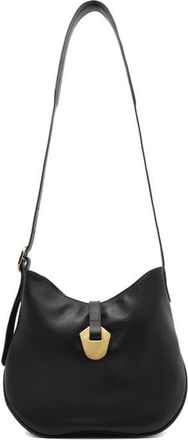 Arezzo Medium Sabrina Leather Crossbody Bag in Black at Nordstrom