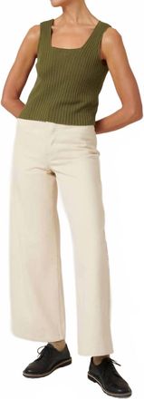 Kowtow Delta Singlet Top In Caper