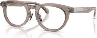 Moncler 50mm Phantos optical glasses in Grey at Nordstrom