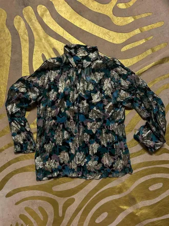 Let Me Be Womens Demi Shirt In Black Multi