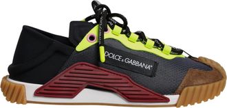 Dolce & Gabbana Multicolor Nylon Low Top NS1 Sneakers Mens Shoes