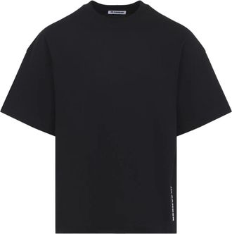 Jil Sander Oversized Logo T-shirt - Heren - T-shirts - Zwart - L - Katoen - Tops