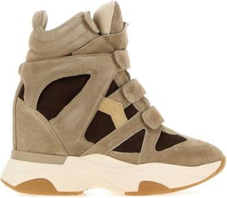 Isabel Marant Brown Color Block Sneakers