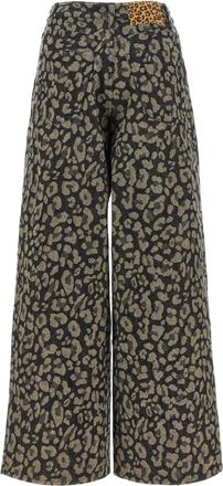 Alanui Womens Multicolor Cotton Casual Pants