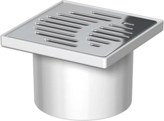Aco Aco Easy-flow Pieza De Montaje D125/ 150x150/ Pe/rejilla Ranurada V2a/ K3, 2700.77.11