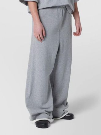 Entire studios wide leg cotton jogging trousers relaxed fit