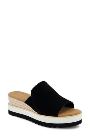 Toms Diana Mule Sandal in Black at Nordstrom, Size 9.5