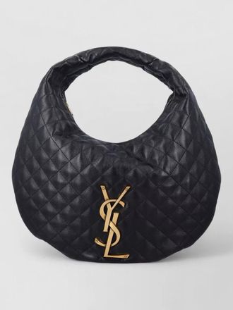 Saint Laurent icare hobo lambskin shoulder bag quilted