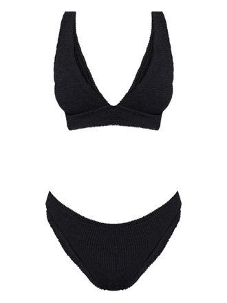 Hunza G Carla crinkle bikini - Black