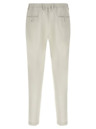 Dolce & Gabbana Wool Poplin Trousers - Cream
