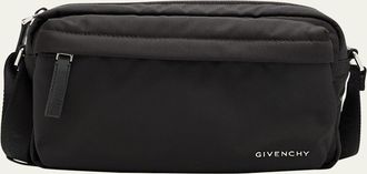 Givenchy Mens Essential U Nylon Crossbody Bag
