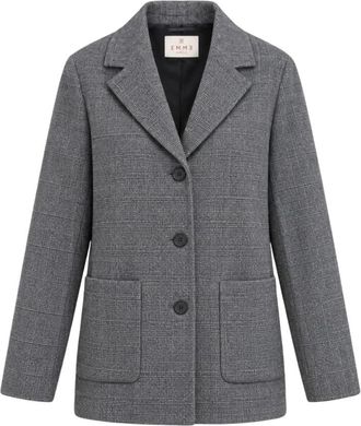 Marella Emmquieto Blazer - Dames - Blazers - Grijs - 2XS - Katoen - Jassen