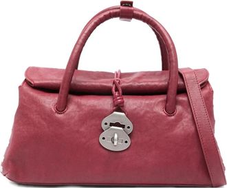 Zanellato Dotta Small Tote Bag - Dames - Handtassen - Rood - ONE Size - Katoen - Tassen