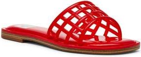 Dolce Vita Jinney Lattice Slide Sandal in Red at Nordstrom Rack, Size 9.5