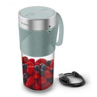 Moulinex Lm1c0410 - Batidora De Vaso 300 Ml Azul
