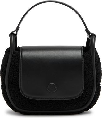 Moncler Tiarna Mini Faux Shearling Cross-body bag - Black - One Size