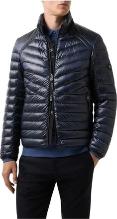 Bogner Liman Gewatteerd Jas - Heren - Winterjassen - Blauw - L - Polyester - Jassen