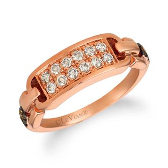 Le Vian Ladies Nude Palette Rings set in 14K Strawberry Gold