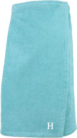 Linum Home Textiles Monogrammed Womens Terry Body Wrap, (A-Z)