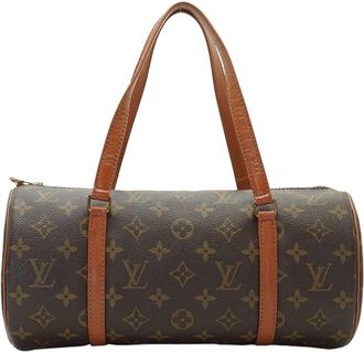 Louis Vuitton Brown Cotton Papillon (Authentic Pre-Loved)