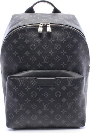 Louis Vuitton Black Monogram Eclipse Coated Canvas Leather Backpack Handbag (Pre-Owned)