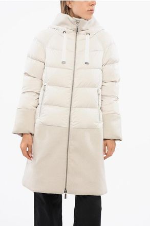 Moorer Hooded NOREYA Hybrid Down Jacket size 42