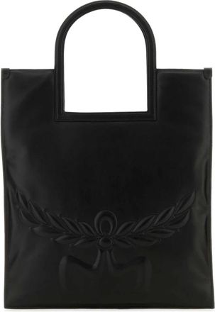MCM Aren Tote - Dames - Shoppers - Zwart - ONE Size - Leer - Tassen
