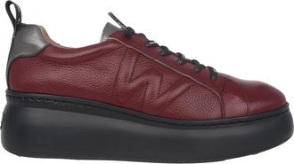 Wonders Leren Damessneakers Collectie - Dames - Sneakers - Rood - 35 EU - Leer - Schoenen