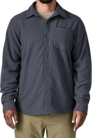 Patagonia Micro D Shirt In Smolder Blue