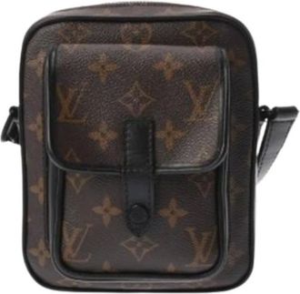 Louis Vuitton Pre-owned Cross Body Bags, male, Brown, Size: ONE SIZE Pre-owned Monogram Canvas Shoulder Bag