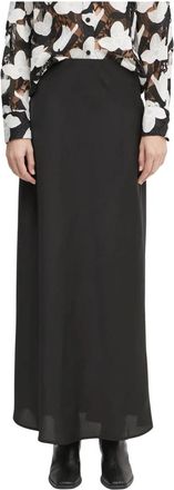 Bruuns Bazaar Acacia Joanelle Rok - Dames - Maxi Rokken - Zwart - M - Polyester - Rokken