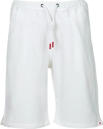 Kiton Short Pants - Heren - Korte Broeken - Wit - M - Katoen - Korte Broeken