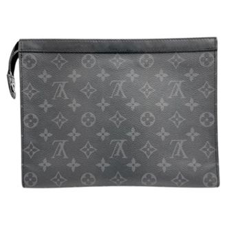 Louis Vuitton Pre-owned Clutch Bag- Pochette - Heren - Pre-owned - Grijs - Maat: ONE Size