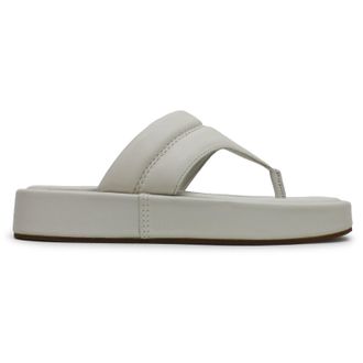 Clarks Alda Walk Leather Womens Comfort Sandals - Off White - Size:UK 5.5