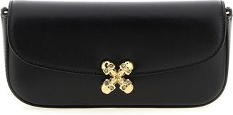 Alexander McQueen Alexander McQueen, Cross Body Bags, female, Black, Size: ONE SIZE Small Skull Flower Bag