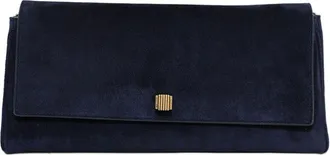 Khaite Audrey lederen clutch