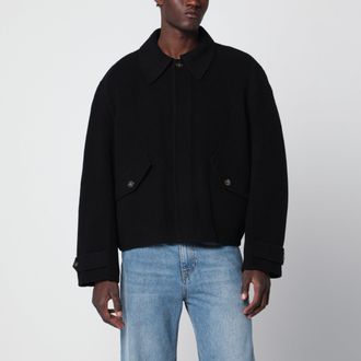 S&eacute;fr Black wool jacket